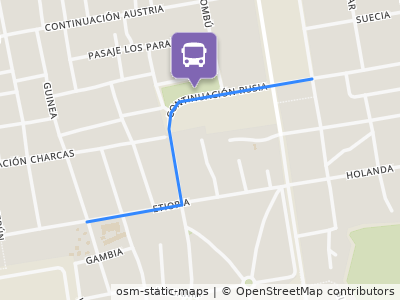 Mapa da parada