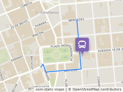 Mapa da parada