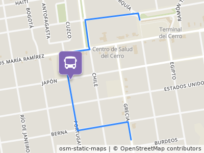 Mapa da parada