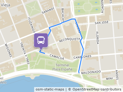 Mapa da parada