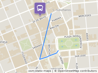 Mapa da parada