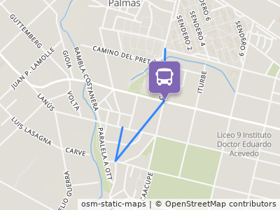 Mapa da parada