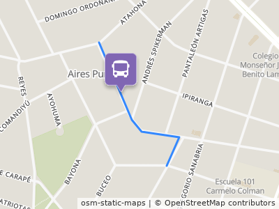 Mapa da parada