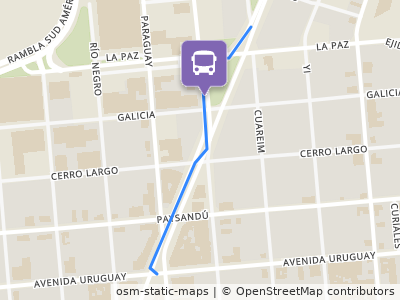 Mapa da parada