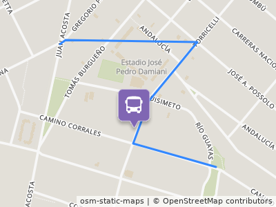 Mapa da parada