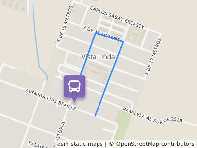 Mapa da parada
