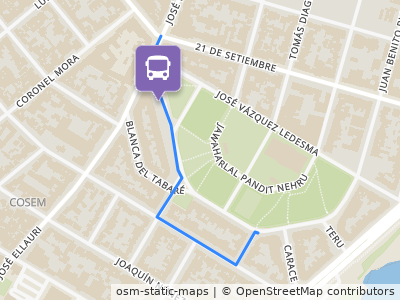 Mapa da parada
