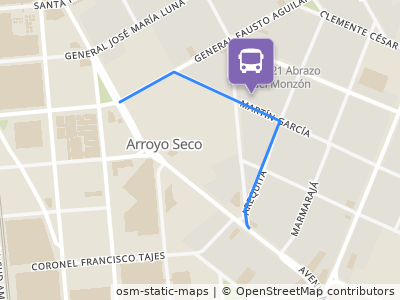 Mapa da parada
