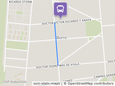 Mapa da parada