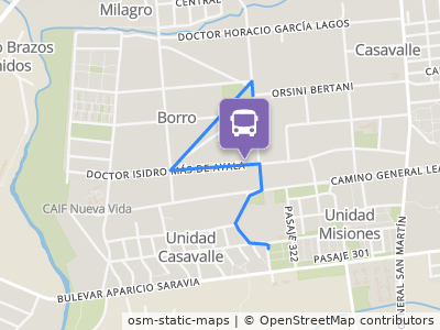 Mapa da parada