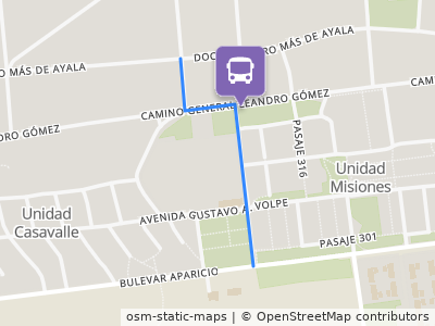 Mapa da parada