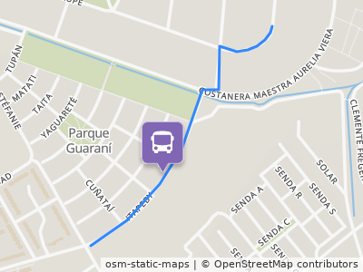 Mapa da parada