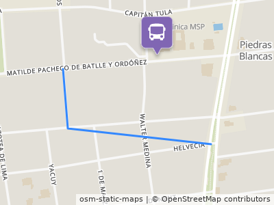 Mapa da parada