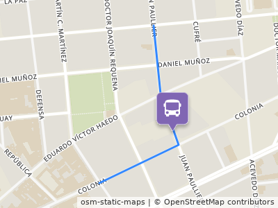 Mapa da parada