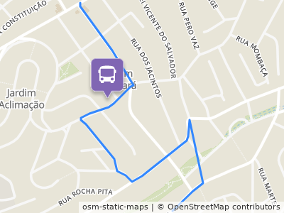 Mapa da parada