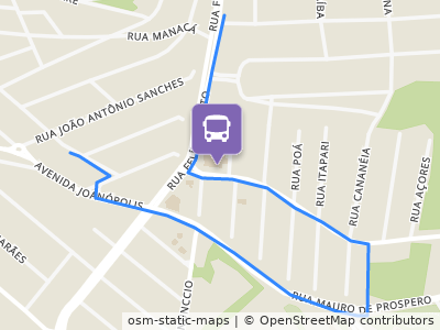 Mapa da parada
