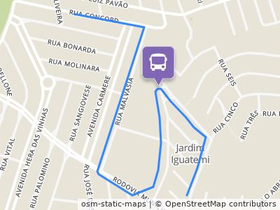 Mapa da parada