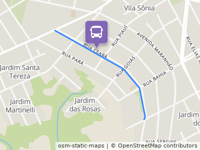 Mapa da parada