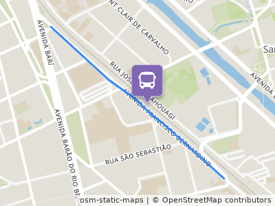 Mapa da parada