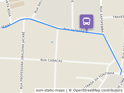 Mapa da parada