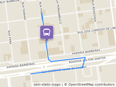 Mapa da parada