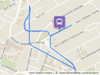 Mapa da parada