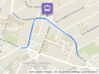 Mapa da parada