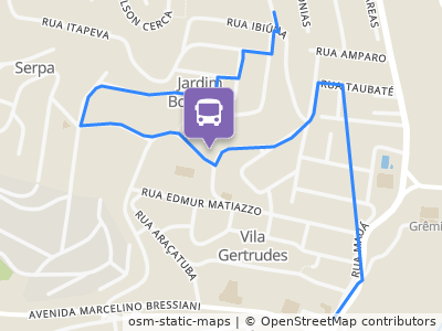 Mapa da parada