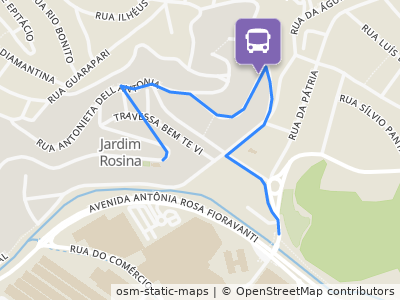 Mapa da parada