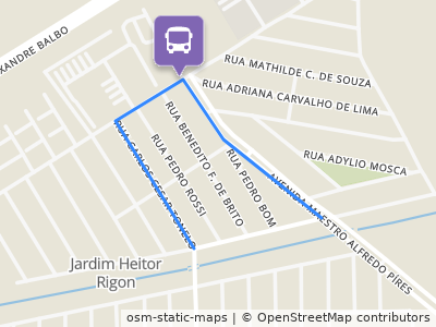 Mapa da parada