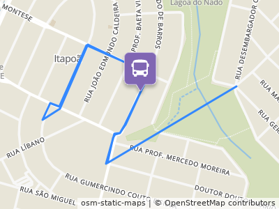 Mapa da parada