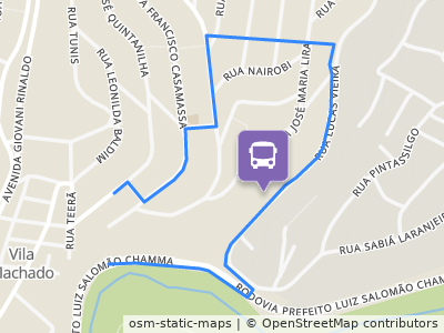 Mapa da parada