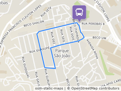 Mapa da parada