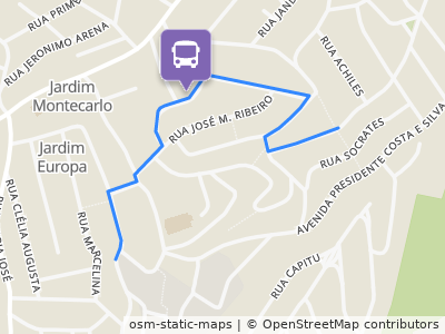 Mapa da parada
