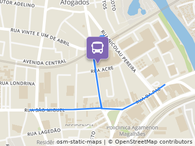 Mapa da parada