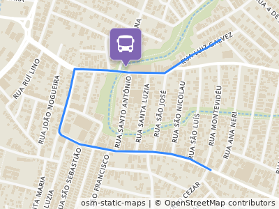 Mapa da parada