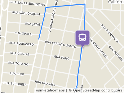 Mapa da parada