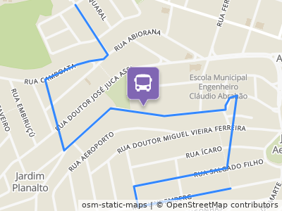Mapa da parada