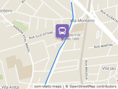 Mapa da parada