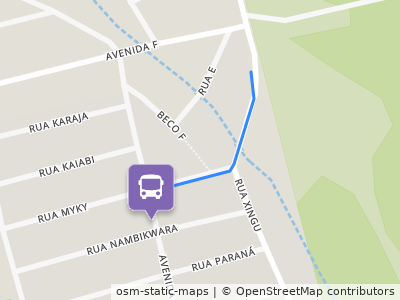 Mapa da parada