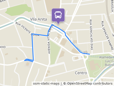 Mapa da parada