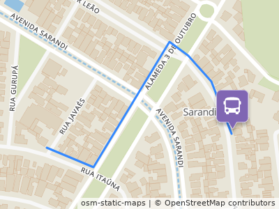 Mapa da parada