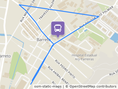 Mapa da parada