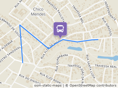 Mapa da parada