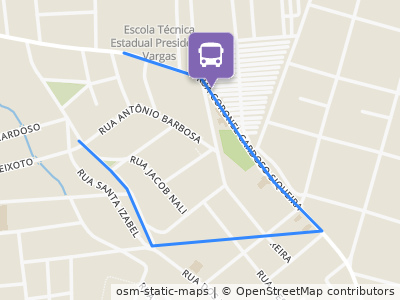 Mapa da parada