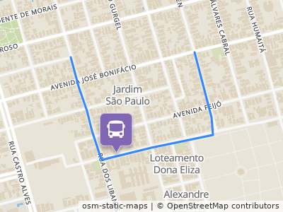 Mapa da parada