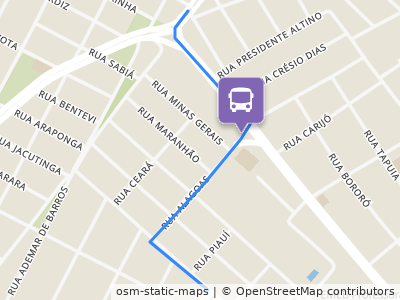 Mapa da parada
