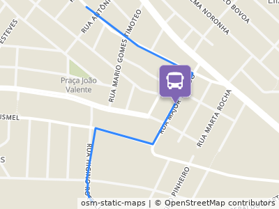 Mapa da parada