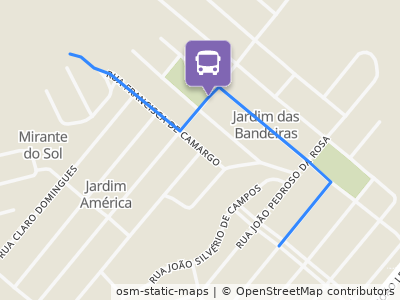 Mapa da parada