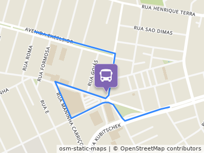 Mapa da parada